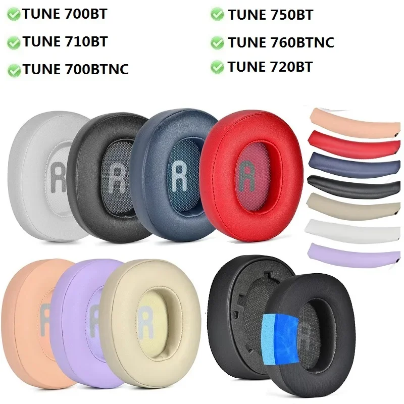 

Ear Pads For JBL TUNE 700BT/710BT/720BT/700BTNC/750BT/760BT Headphones Earmuffs headband rubber cushions Ear covers