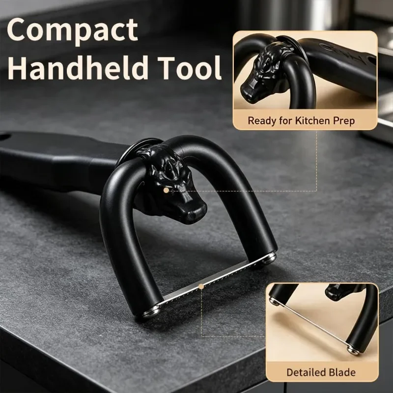 New Bull Head Shape Fat Trimmer - Handheld Meat Cutter for Cutting Beef and Pork.Meat Cutter Quick Tools Kitchen Tools