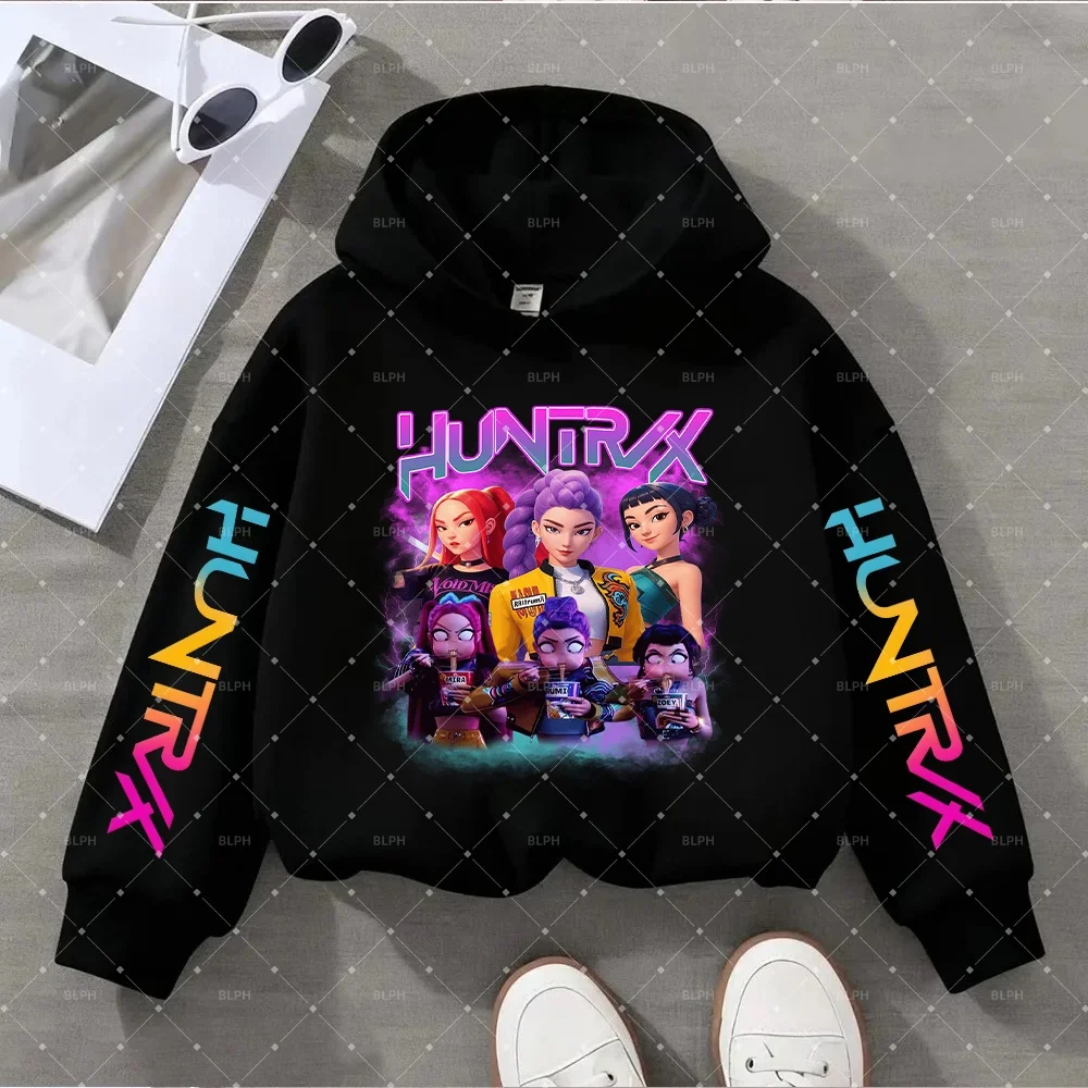 

Stylish Kids Hoodie with SAJA Boys Design, Inspired by KPop Demon Hunters for Trendy Young Fans