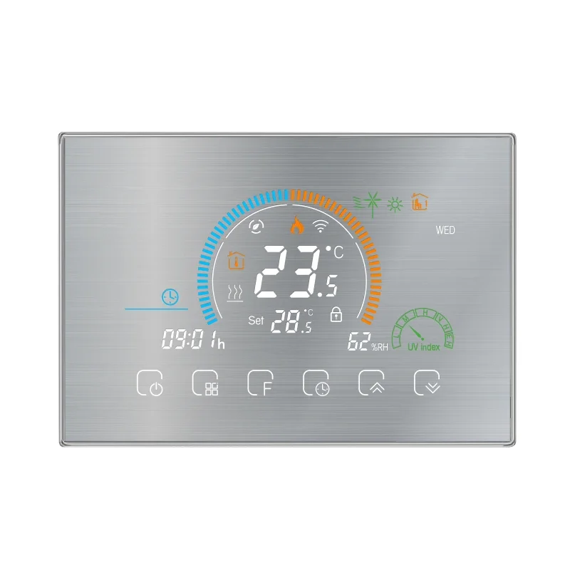 Tuya Wifi Remote Sensor BHT-8000 7-day Programming Digital Heating Sauna Room Thermostat Compatible with Alexa/Google Home