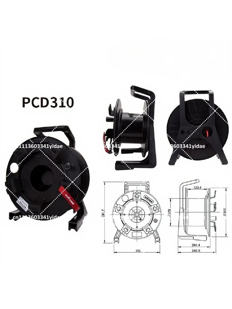 PCD310 Mobile Reel Empty Disk Retractable Plastic I-Wheel Network Cable