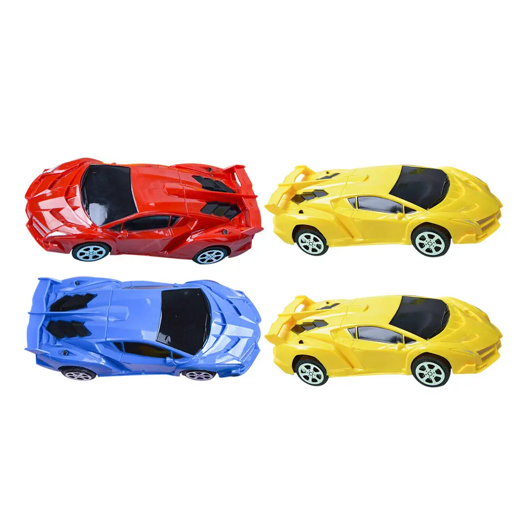 4pcs Small Inertial Cars Kids Construction Vehicle Bright Durable Friction Powered Plaything For Toddlers Birthday Party Favors