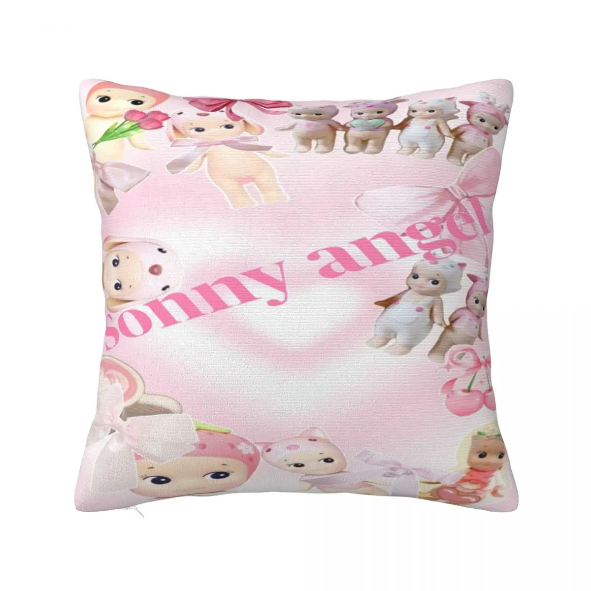 Sonny Angel Printing Pillowcases Cushion Cover Pillow Covers Soft and Sweet Car Decor Zippered Multi-Size