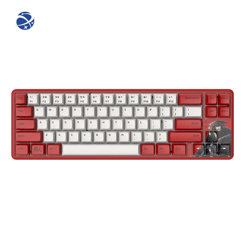 

K680T Creamy Yellow Axis Wireless Dual-Mode Professional Gaming Mechanical Keyboard for Android IOS