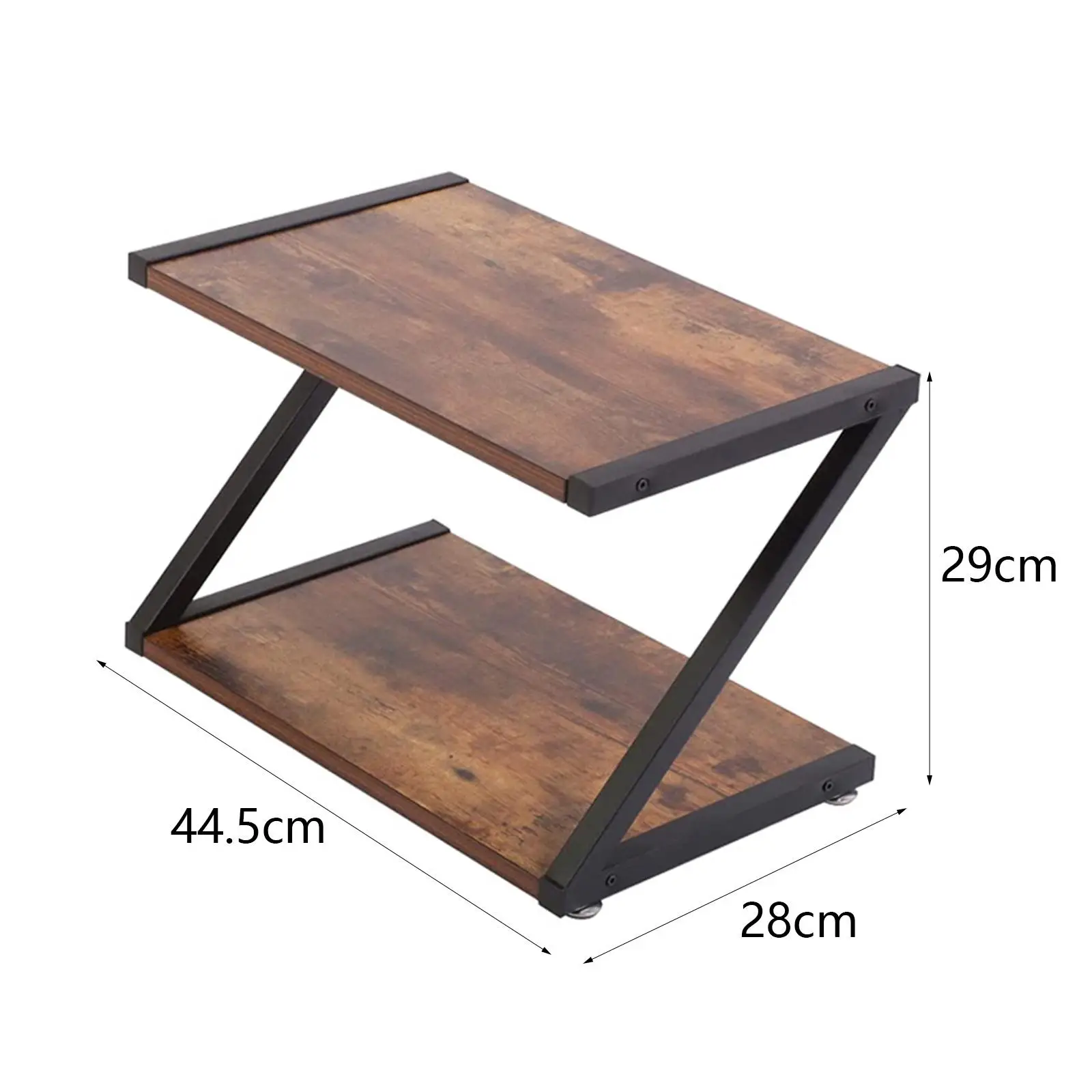 Imagem -03 - Impressora de Madeira Suporte para Copiadora sob Desk Shelf Rack Heavy Duty Tiers Tabletop Pequeno Espaço Home Arquivos e Livros Máquina Duplex