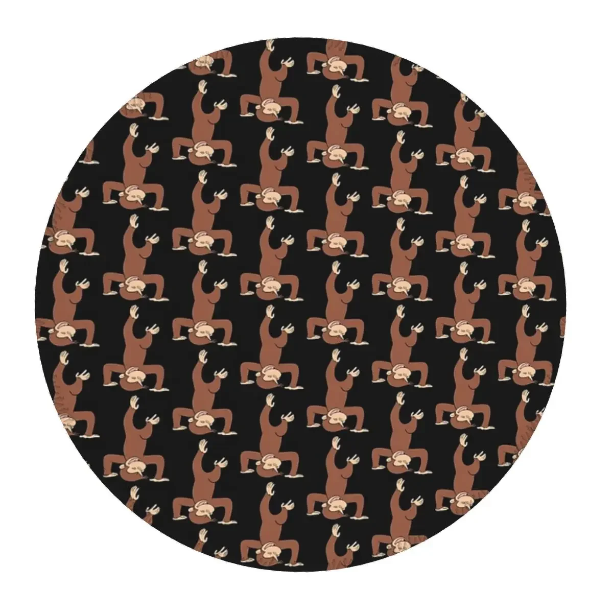 Curious George Round Mouse Pad Computer Keyboard Mouse Mat Gamer PC Desk Mat Office Accessories Table Mats