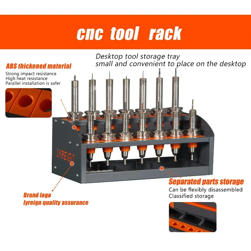 Cnc Tool Rack Storage Rack 40 Sheets BT40 CAT40 NMBT40 CNC Tool Rack Mechanic Tool Cart