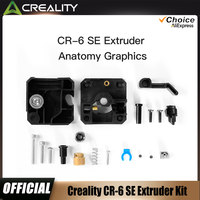 Creality CR-6 SE Extruder Kit, 3D Printer Accessories Upgraded Filament Feed Gear Full Extruder Kit for CR-6 SE/CR-6 Max