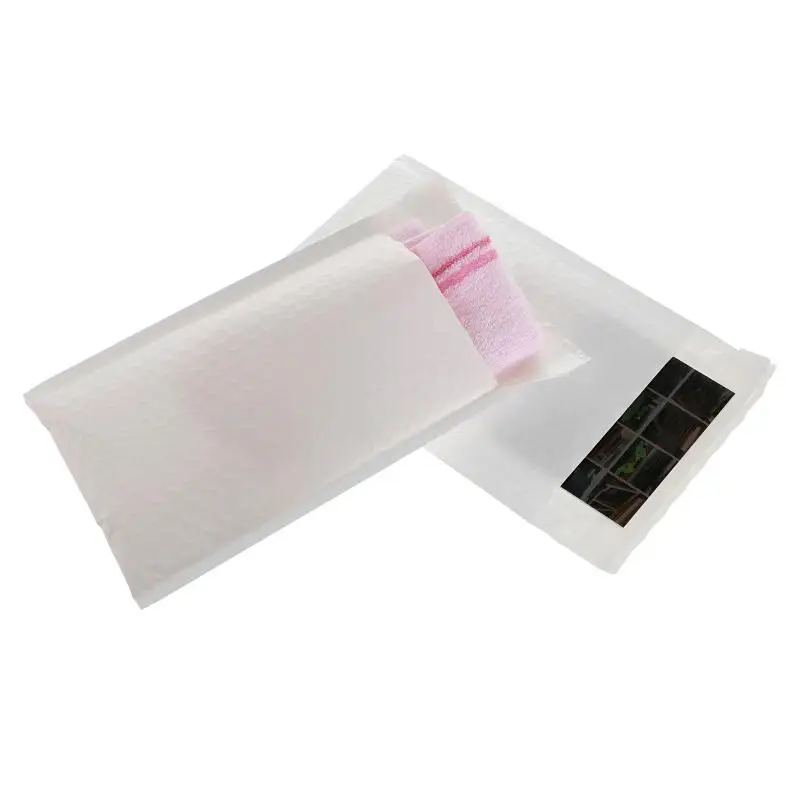 50pcs White Bubble Mailers Self Seal Poly Mailer Padded Envelope Waterproof Shipping Envelopes Bubble Bags for Mailing Packaging