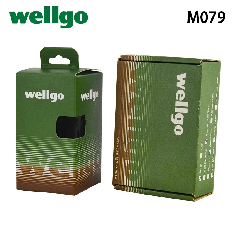 Wellgo M079 Cr-Mo Spindle Aluminum Extruted Body Sealed Bearing Bicycle Pedal for Road MTB Bike Folding Bicycle Cycling Parts