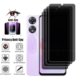 4Pcs For OPPO A78 5G Glass For OPPO A78 A 78 5G Screen Protector Protective Anti-Glare Privacy Anti-Spy Tempered Glass OPPO A78