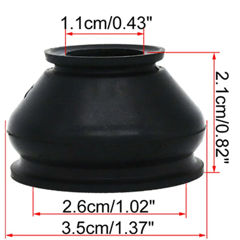 Universal Dust Boot Covers, Rubber Tie, Rod End, Ball Joint, Dust Boots, Tampa, polainas, Acessórios para carro, 6Pcs