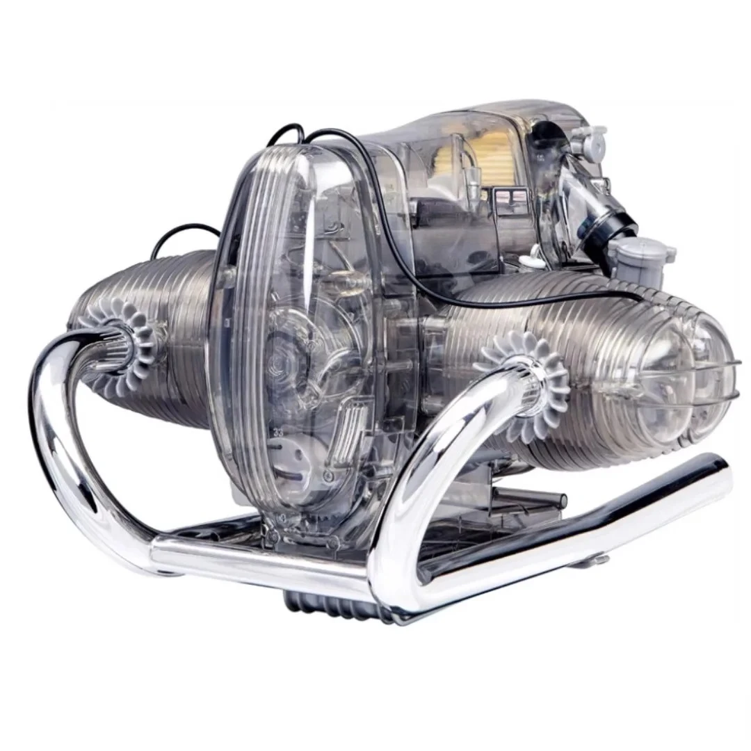 

R90S Горизонтально Opposed Модель двигателя мотоцикла Модель двигателя Имитация двигателя мотоцикла Подвижная сборная модель Электрическая игрушка