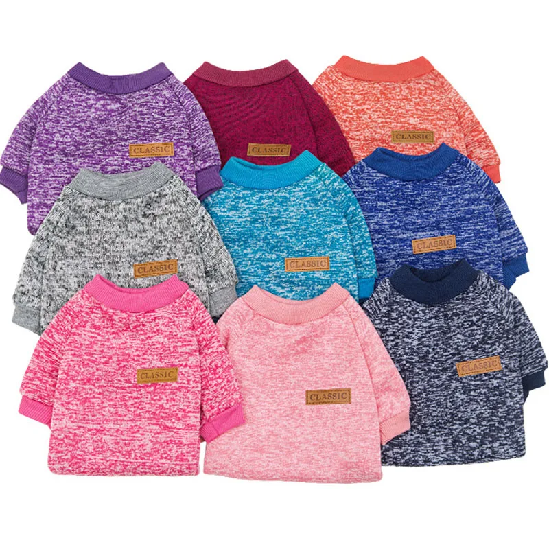 

Warm Dog Winter Clothes Fleece Hoodies Sweater Clothes For Small Dogs Dachshund Chihuahua Dog Clothing Puppy Jumper Sweaters XXL