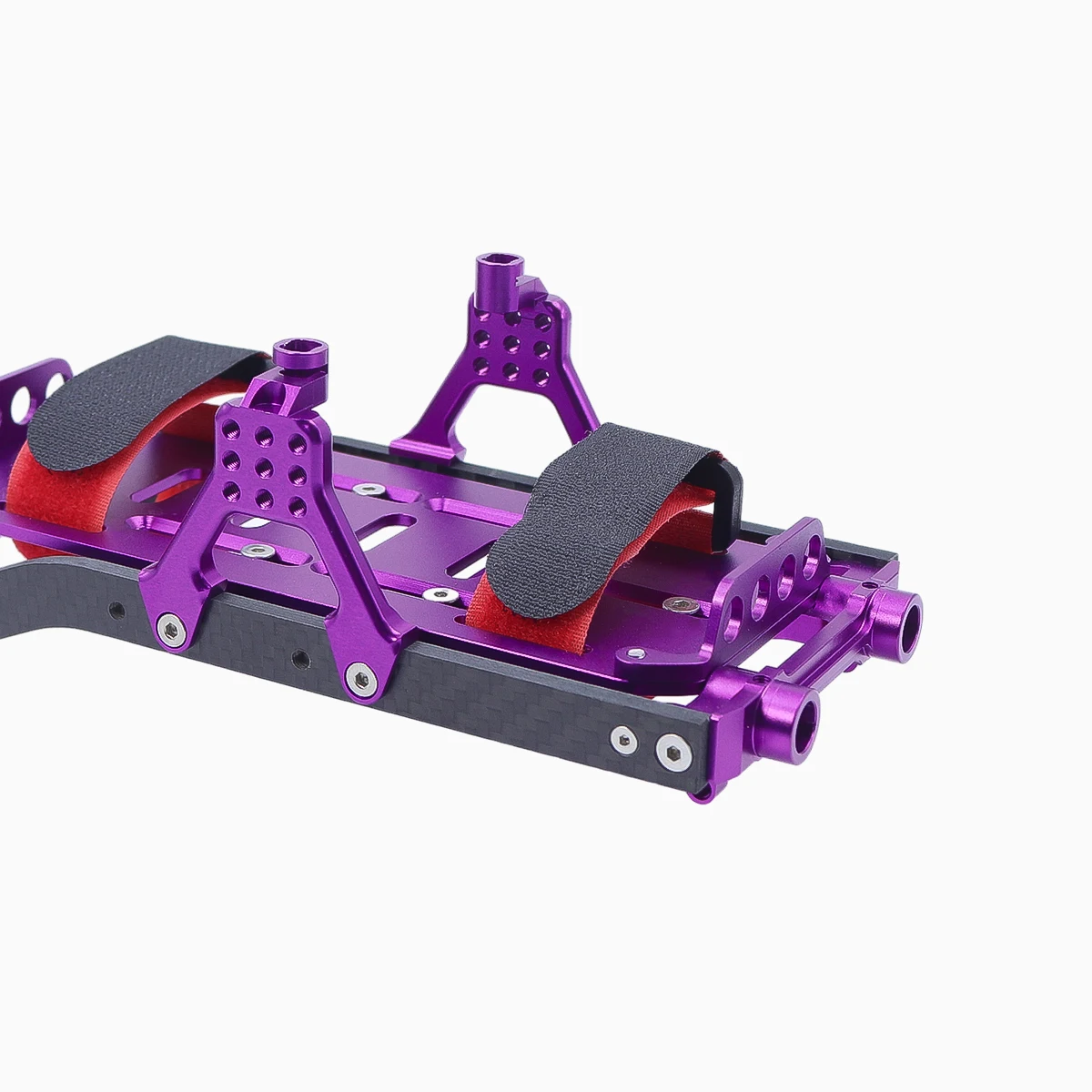 313mm Wheelbase Carbon Fiber Girder CNC Metal Chassis Frame Body Kit For 1/10 RC Crawler Axial SCX10 III II 90046 D90 Rock Truck