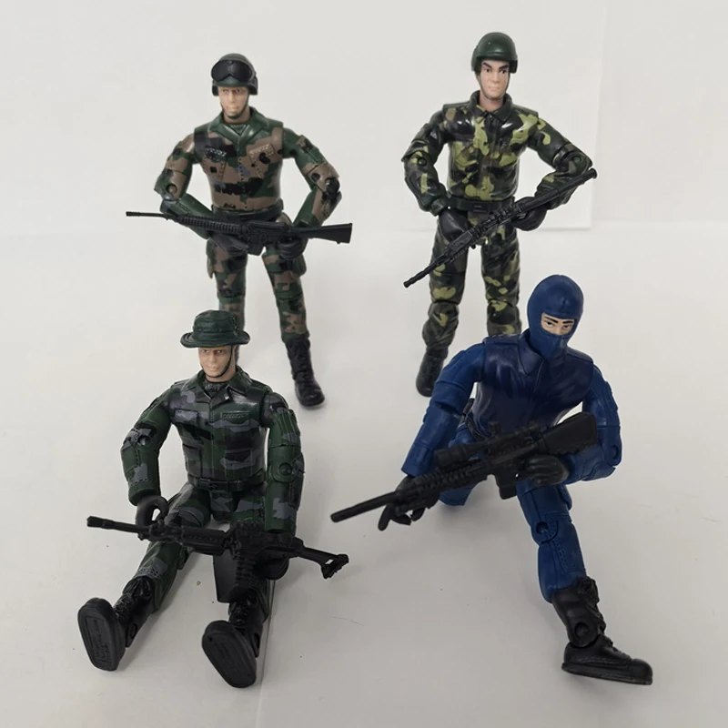 2-10 pçs soldado militar polícia figura de ação selo braços especiais marinha limite raro coletar soldado modelo brinquedo presente para criança adulto