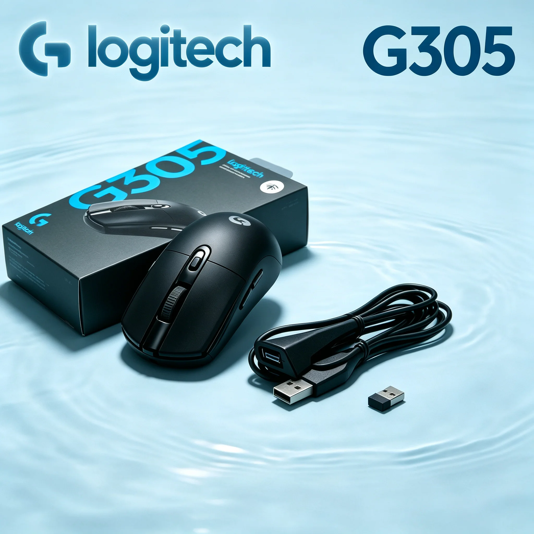 Player‑Friendly Logitech G305 LIGHTSPEED Gaming Mice, Include USB Extension Cable For Reliable Stable Signal, Works For PUBG CS2