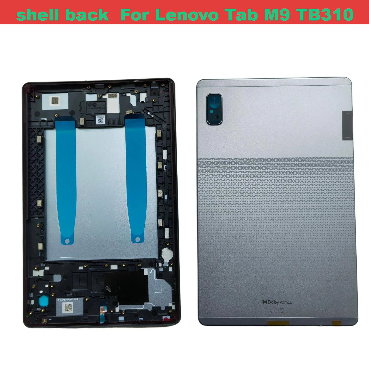 

shell back For Lenovo Tab M9 TB310 Battery Cover Back Case Accessory Replacement