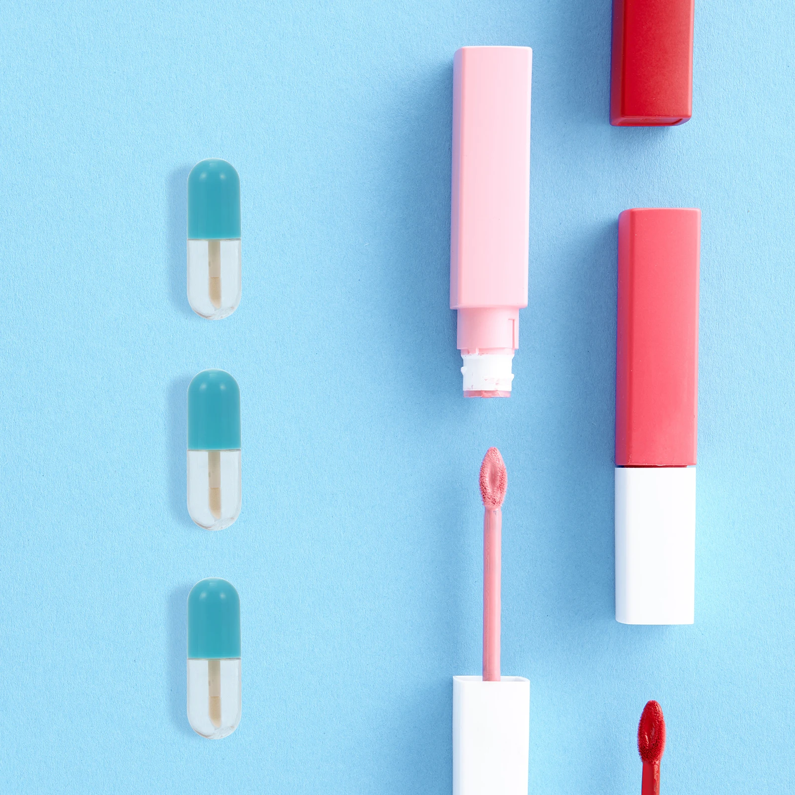 12 ชิ้นขวดลิปกลอสขนาดเล็กแบบพกพาหลอดเปล่าสำหรับ DIY ลิปบาล์มเก็บของทนทานปลอดภัยปิดผนึกน้ำหนักเบา