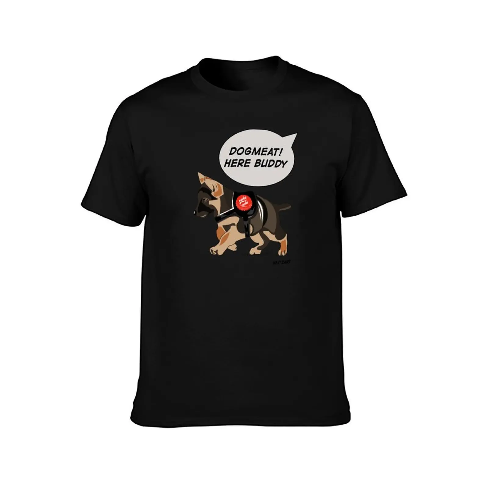 Dogmeat T-Shirt Summer Casual Cotton Tee Oversized Streetwear Tops Vintage Graphic Print Loose Fit Short Sleeve 100% Cotton