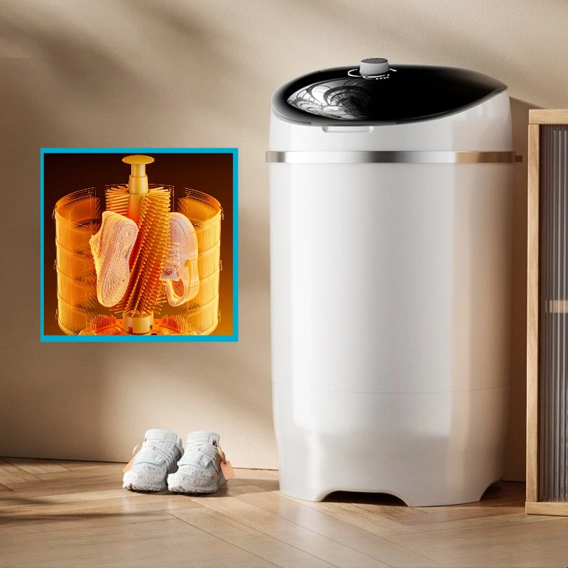 

Маленькая полуавтоматическая машина для стирки обуви из жидкого силикона с глубокой дезинфекцией, экономия усилий, очистка синим светом, бытовая техника