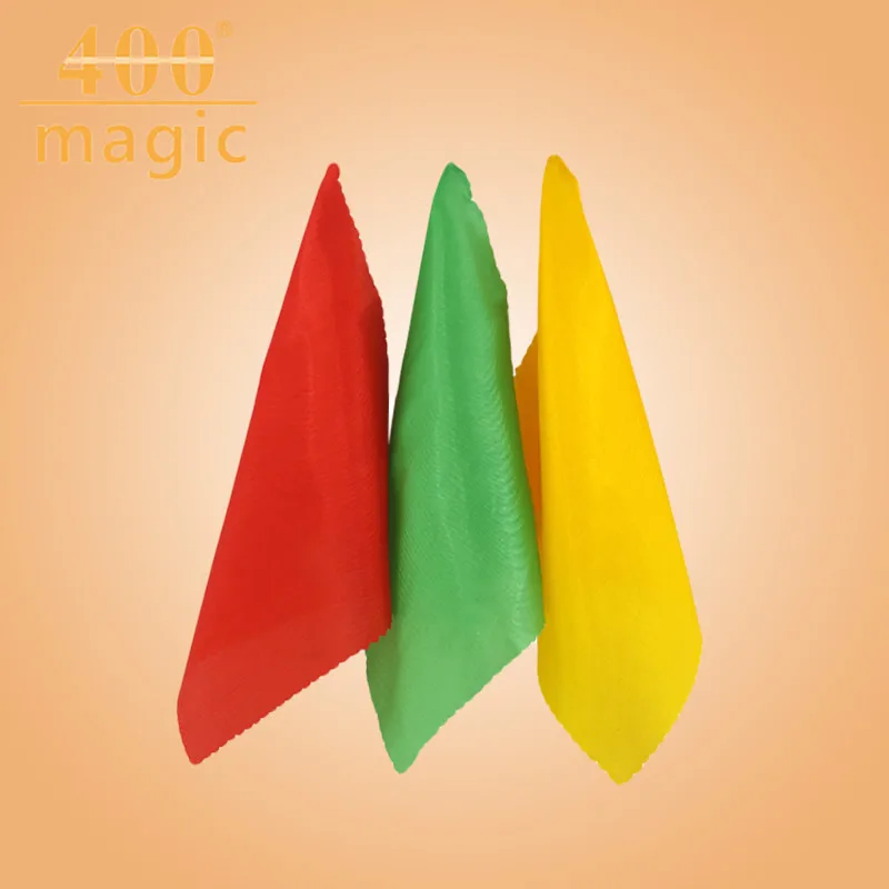 5pcs 18cm x 18cm Red Silk Scarves For Appeairng/Disappearing Magia Close Up Stage Street Accessories Props Magic Tricks Toy