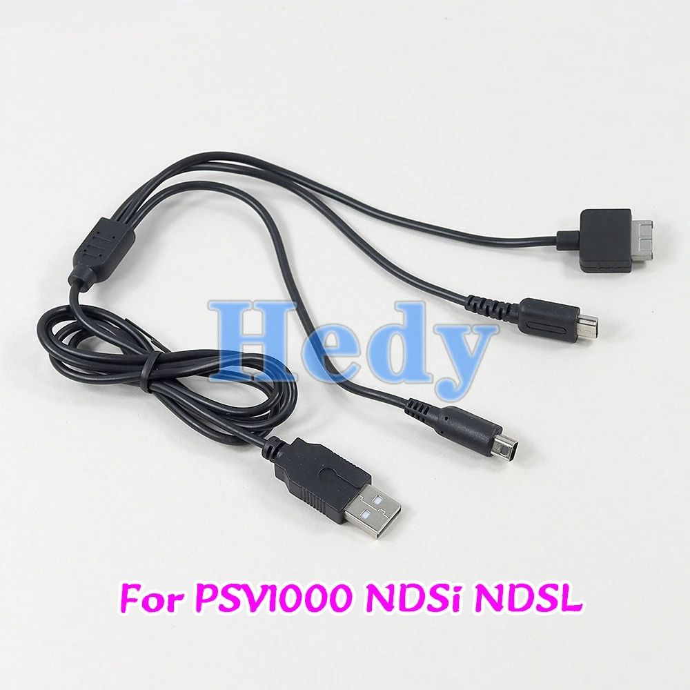 닌텐도 NDSL / NDS NDSI XL 3DS/psv1000에 대 한 충전 케이블 코드에 10PCS 3 1 USB 충전기