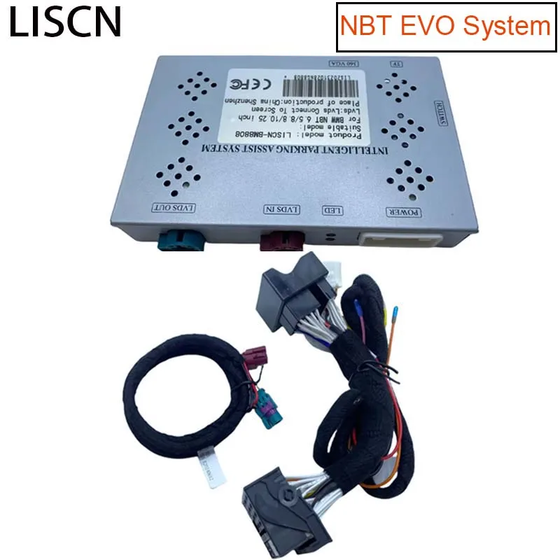 كاميرا عكسية لسيارات BMW X1 F48 F49 2014 ~ 2021 تعمل مع الشاشة الأصلية HD للرؤية الليلية كاميرا احتياطية أمامية وخلفية