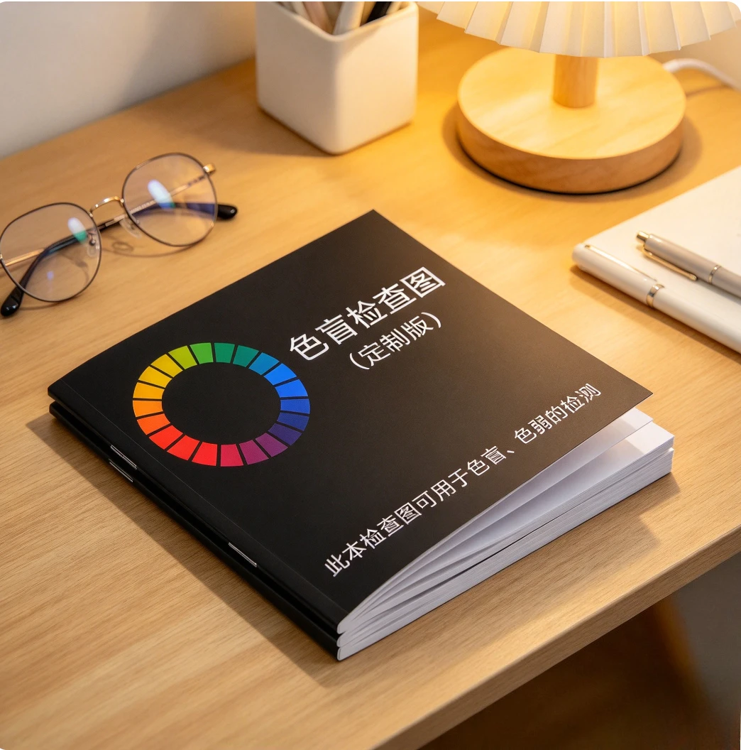Ishihara Color Blindness Test Book, Color Deficiency & Color Weakness Vision Screening Chart for Driver License Eye Self Exam
