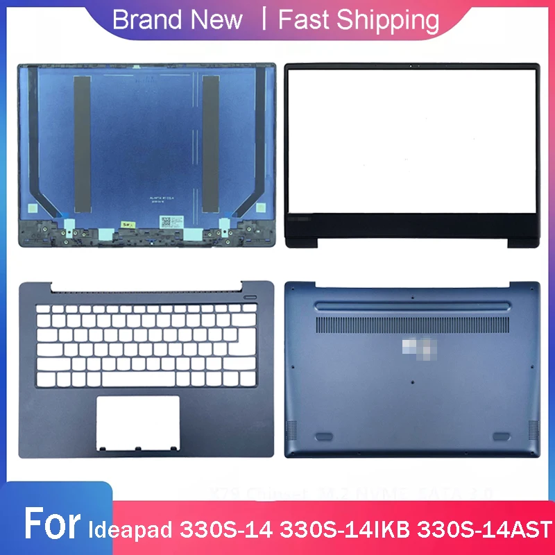 New Bottom Case For Lenovo Ideapad 330S 330S-14 330S-14IKB 330S-14AST Laptop LCD Back Top Cover Front Bezel Palmrest Upper Blue