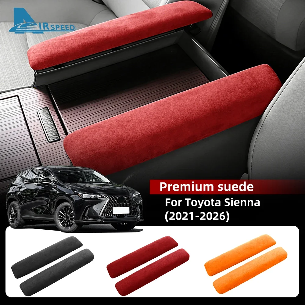 For Toyota Sienna 2021 2022 2023 2024 2025 2026 Italian Top Armrest lid LHD RHD Cover Car Armrest lid Interior Accessories