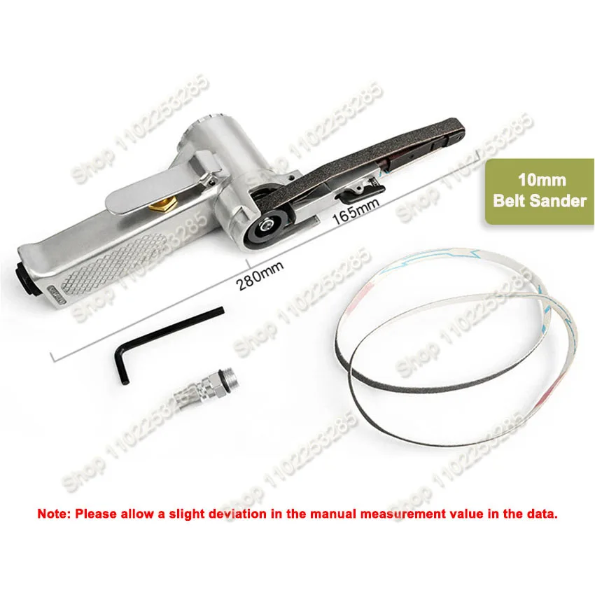 

330mmx10mm Air Belt Sander Air Angle Grinding Sanding Machine With Sanding Belts For Air Compressor Sanding