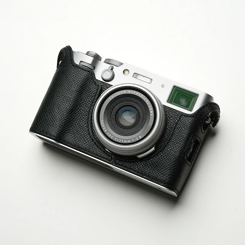 MRSTONE voor Fujifilm X100VI Camera Case Beschermhoes Camera Bodysuit X-100VI Camera Handgemaakte lederen x100viCamera tas