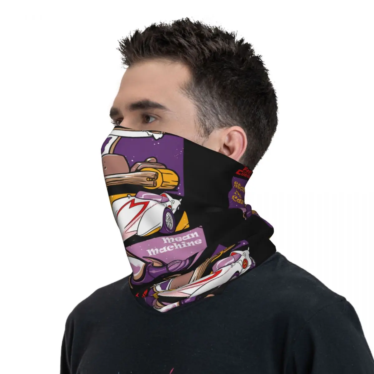 Car Racing Thin Bandana Neck ghetta Car Racing Wrap sciarpa fascia per il collo