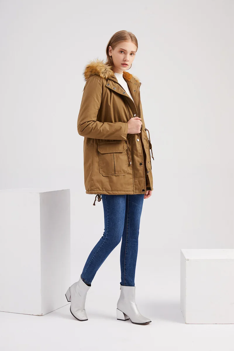 2026 New Autumn Winter Women Cotton Jacket Padded Casual Slim Coat Emboridery Hooded Parkas Wadded Warm Overcoat
