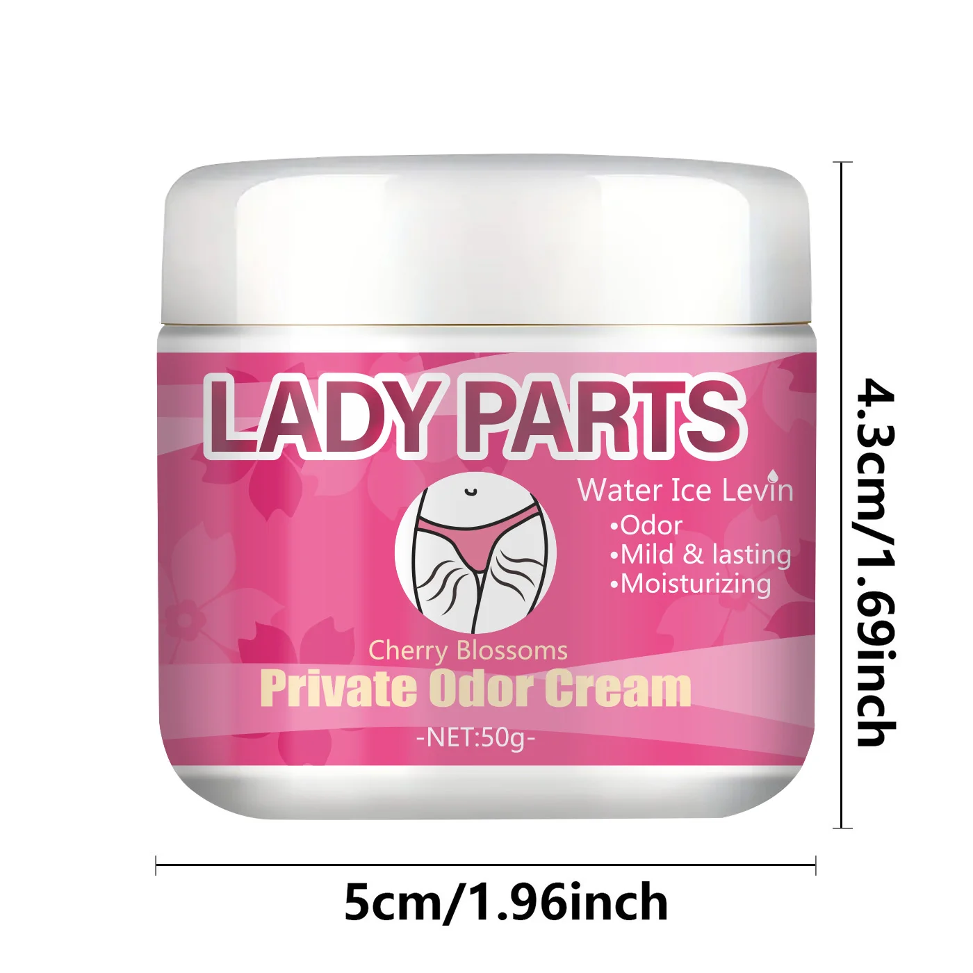 50g* Women's Care Cream Contains Glycerin and Mineral Oil, Gently Deodorizes and Cleanses the Body's Skin, Keeping It Fresh and Moisturized, and Cares for the Skin for Daily Use