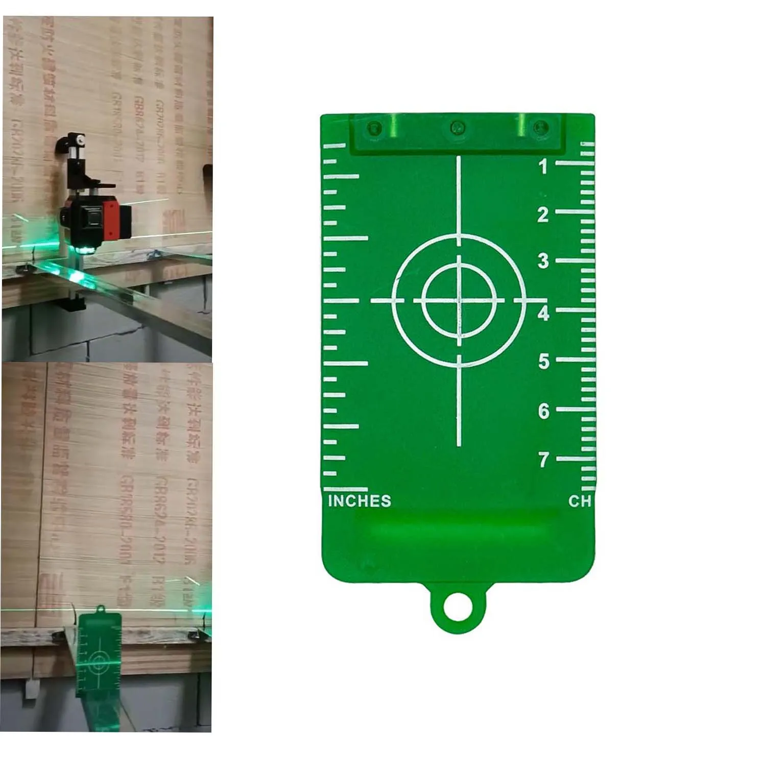 Magnetic Top Level Target Ruler For Job Site Infrared Distance Measurer Magnetic Top Attachment High-visibility Sheet