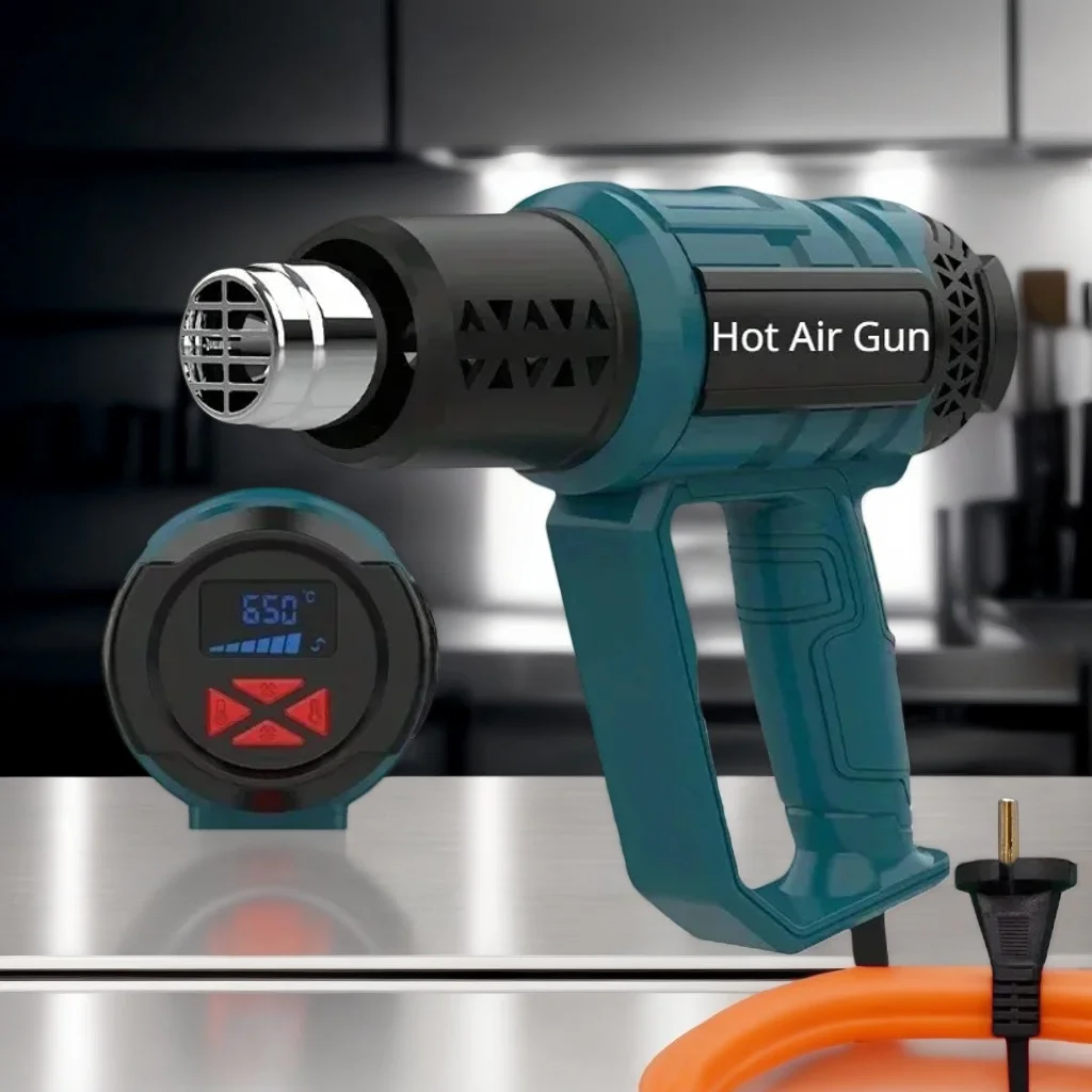 

2000W Hot Air Gun - LCD Digital Display for Paint Stripping & Car Decoration Repair