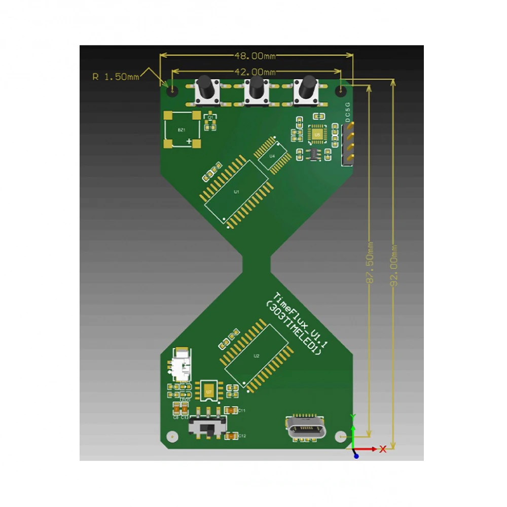 

LED Electronic Hourglass Module Electronic Timer Digital Sand Clock TYPE-C power supply Scientific Production Accessories