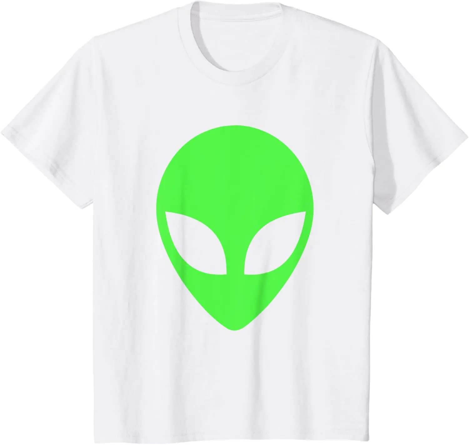 Green Alien Head 90's Style Funny Alien T-Shirt Short Sleeve Tee Streetwear Clothing Customizable Graphic T Shirts Camisas S-5xl