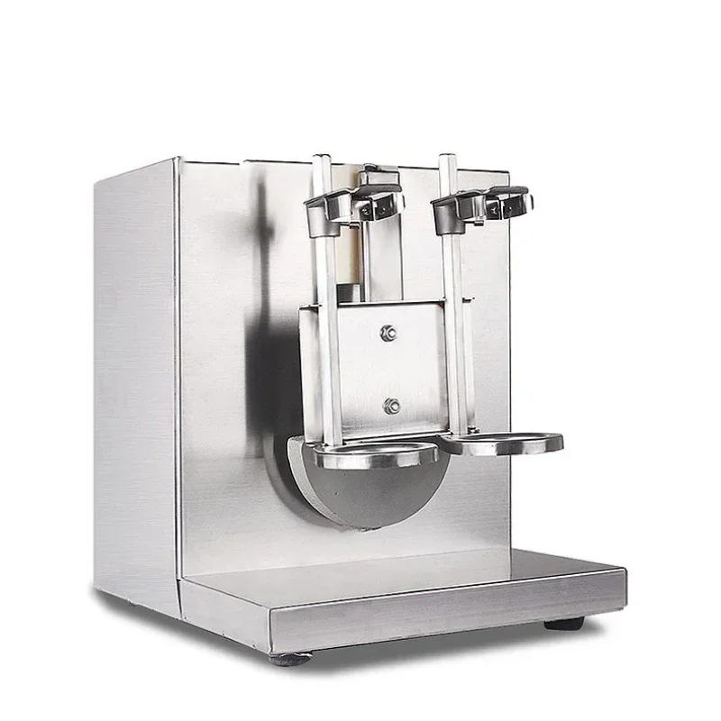 เครื่องปั่นถ้วยสองหัว220V ไฟฟ้าเครื่องปั่นชานมถ้วยไวน์เครื่องปั่นถ้วยหิมะ