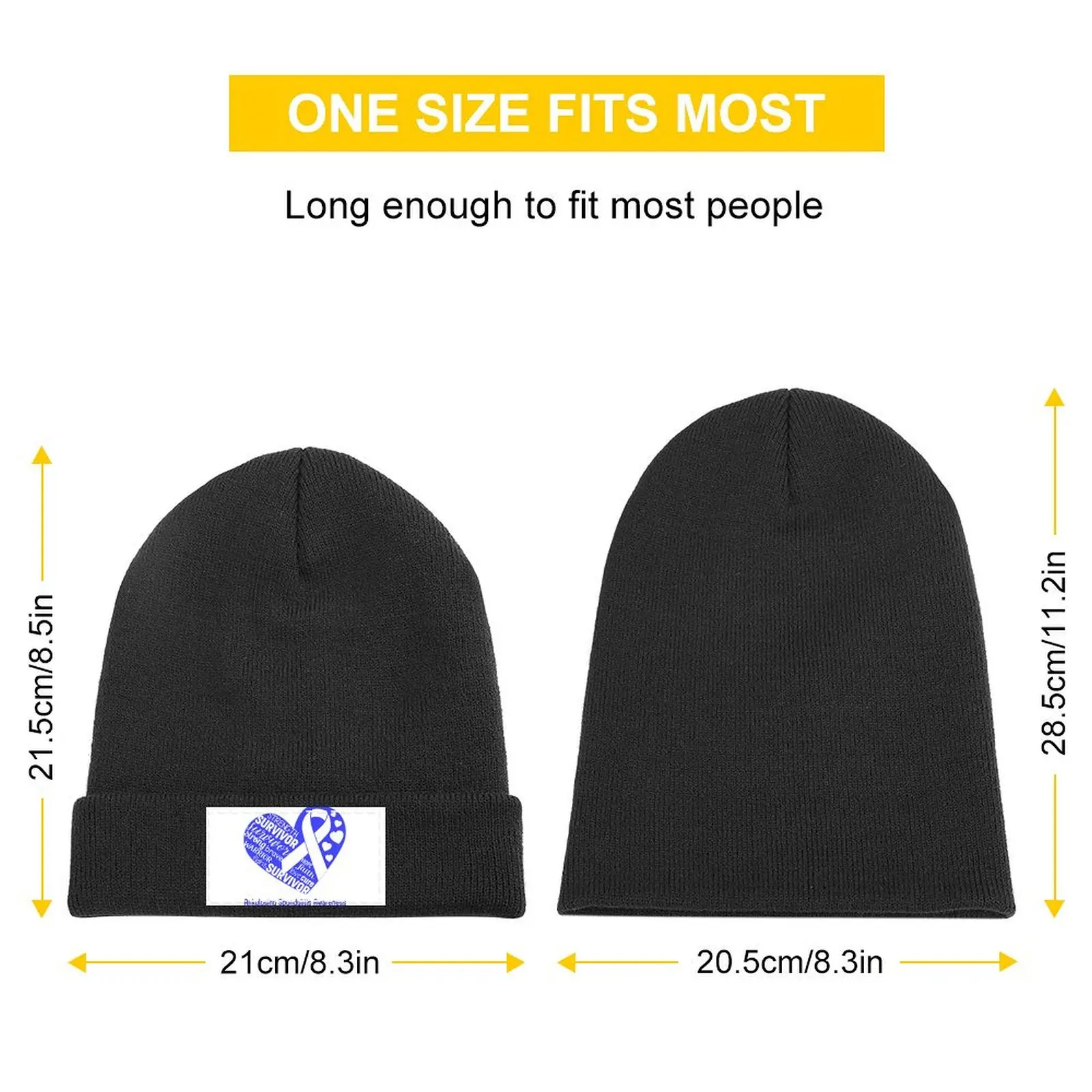 Ankylosing Spondylitis Heart Support Ankylosing Spondylitis Warrior Fighting Knitted Cap Sports Cap Baseball Men Women's