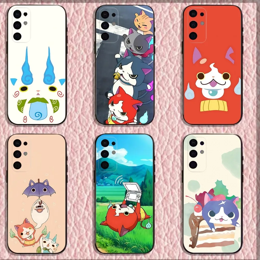 

Y-Yokai W-Watch Phone Case For Samsung S25,S24,S21,S22,S23,S30,Ultra,S20,Plus,Fe,Lite,Note,10,9,5G Black Cover