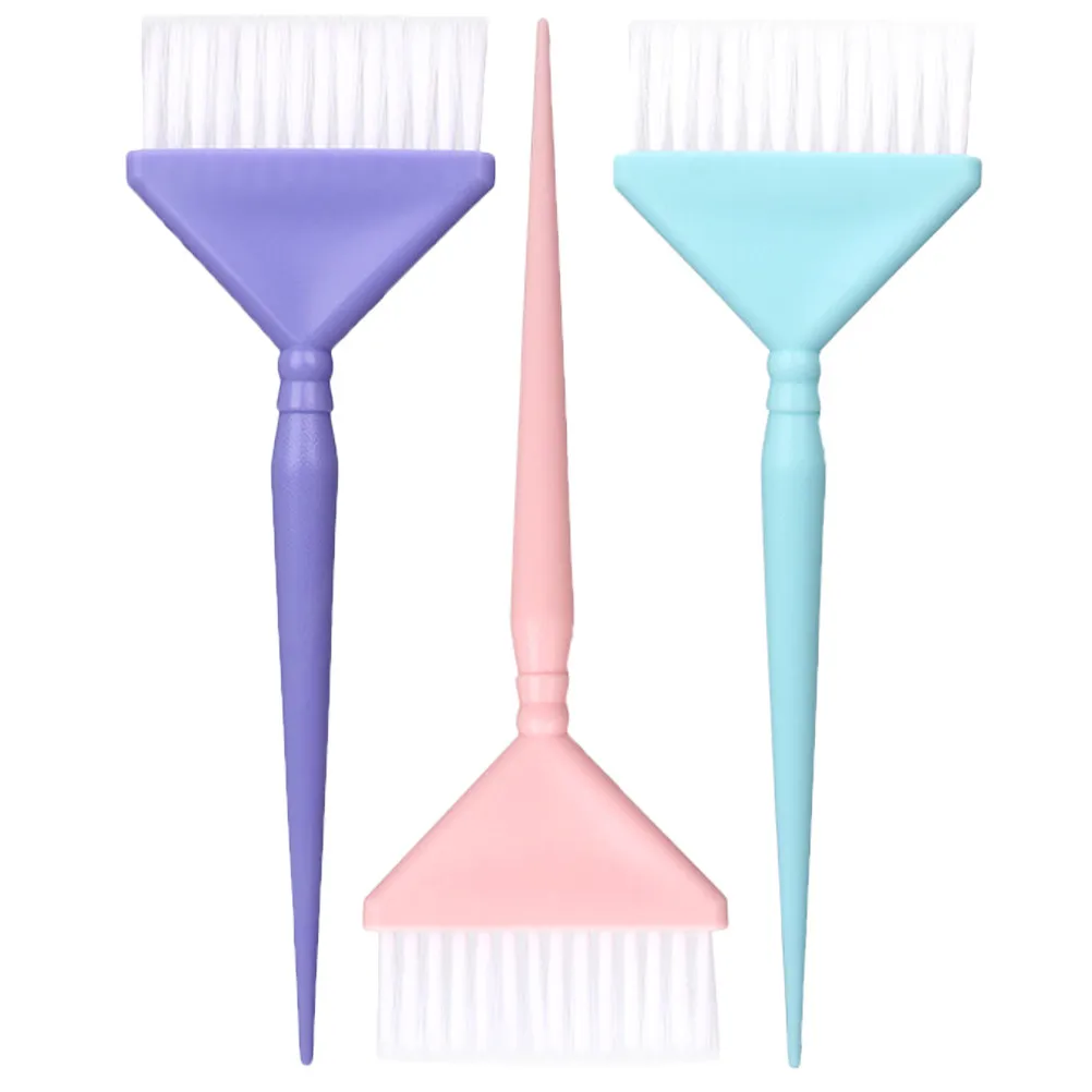 

3Pcs Hair Dye Brush Set Nylon Bristle Applicator for Even Color Application Perfect for Beginners and Professionals