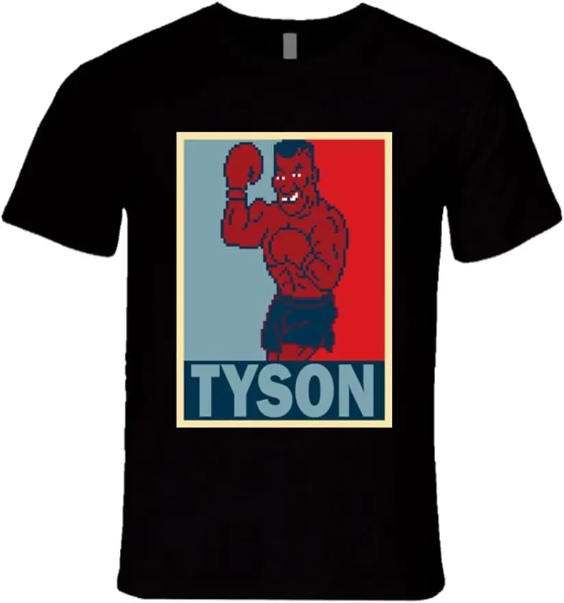 Mike Tyson Punch Out Retro Video Game Boxing T-Shirt 100% Cotton O-Neck Short Sleeve Summer Casual Mens T-shirt Streetwear