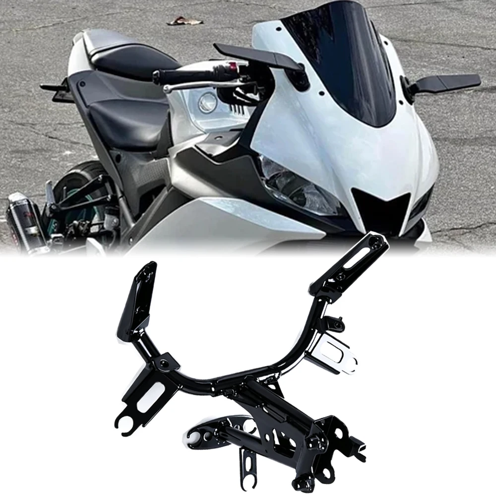 R3 Upper Fairing Front Headlight Stay Bracket For Yamaha YZFR3 V2 YZF R25 YZF-R3 2019 2020 2021 2022 2023 2024 YZF-R25 Part Moto