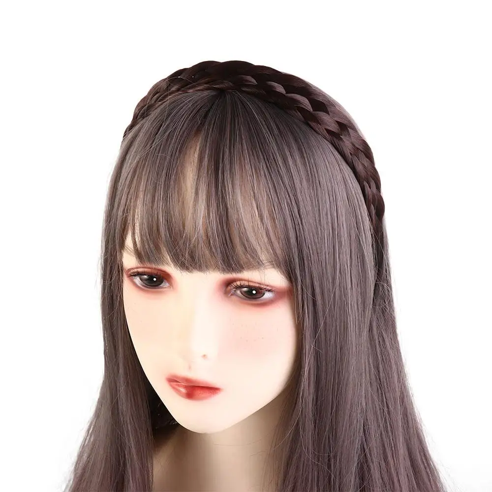 واسعة الحواف عدم الانزلاق رئيس هوب عالية الجمجمة قطعة أثرية شعر مستعار عقال الكورية نمط أغطية الرأس الإناث العصابات الشعر واسعة الشعر هوب