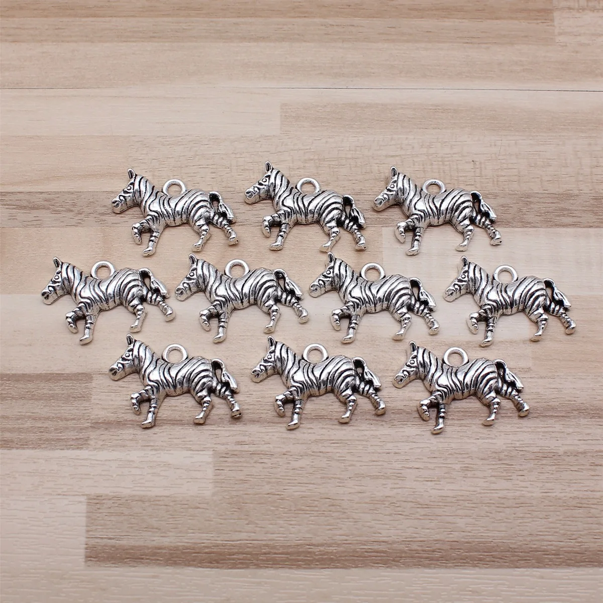 IFOCUS 10pcs/Lot Horse Charms For DIY Jewelry Making Zinc Alloy 30x20mm/1.18x0.79inch