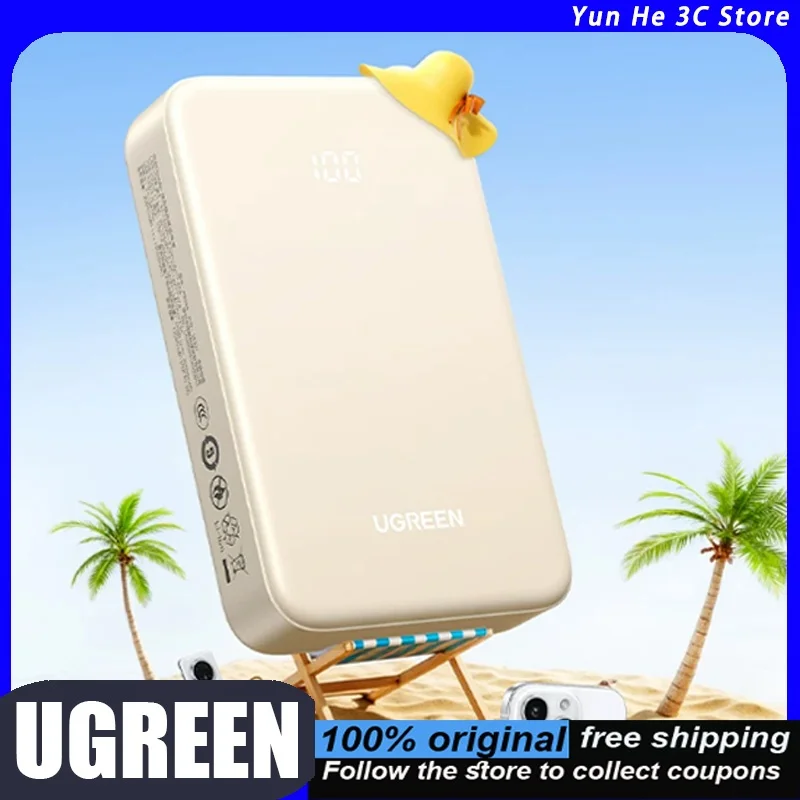 

UGREEN Power Bank Portable 10,000mAh or 20,000mAh, 3C-certified Compact Fast Charging High Capacity Airline-Approved for Apple