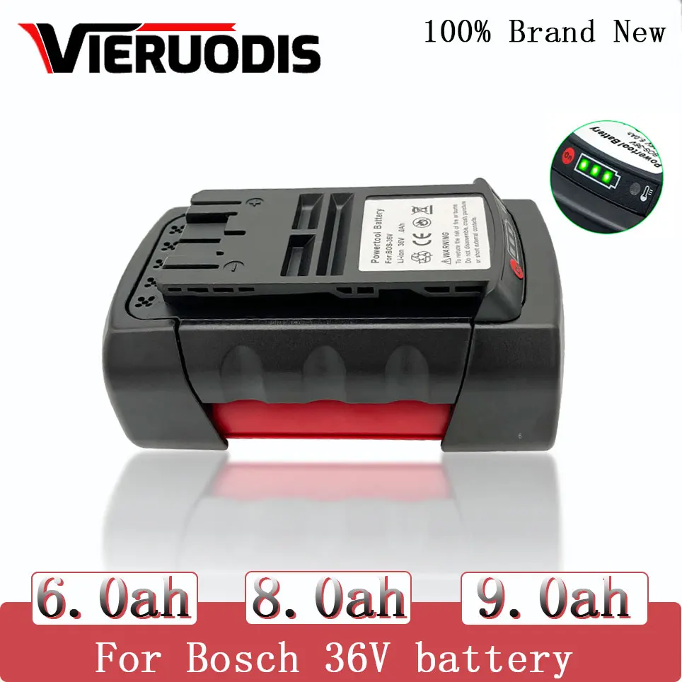 

For Bosch 36V 8.0Ah Li-ion Replacement Battery for Bosch D-70771 2607336003 2607336108 BAT836 BAT840 BAT810 Power Tool Battery